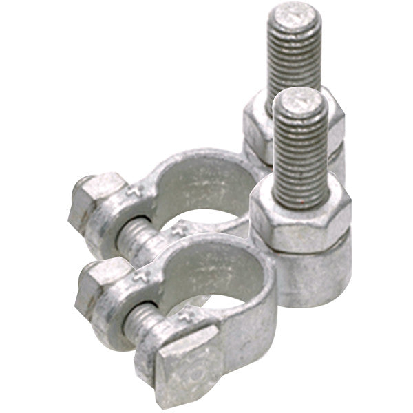 Batteripolskor i förtennad mässing