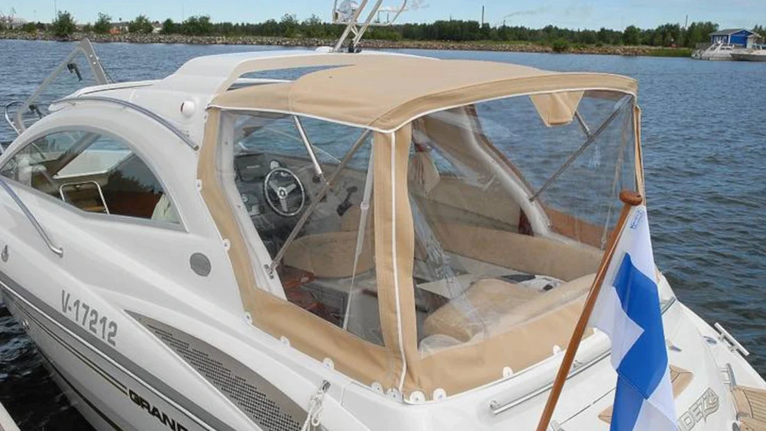 Båtkapell-akterkapell till Finnmaster grandezza 23 oc