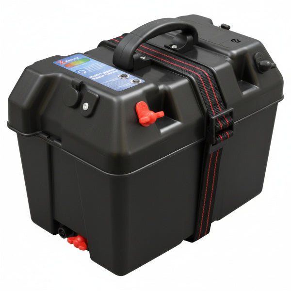 Batteribox med eluttag