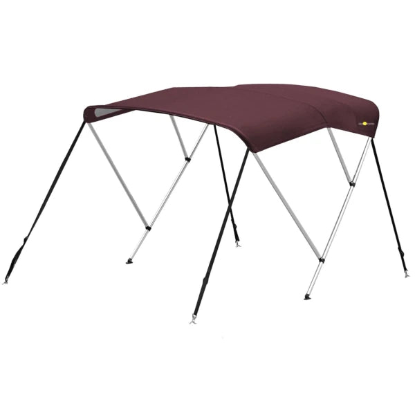 Biminitop 3 arches burgundy