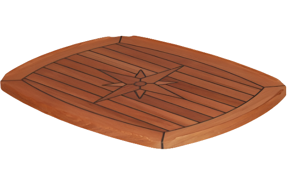 Eurodesign Bordsskiva Teak Classic Comfort