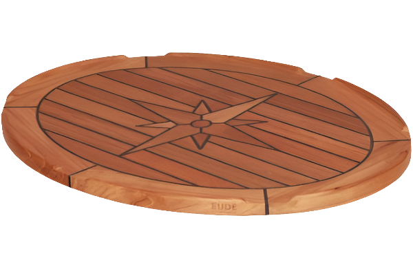 Eurodesign Bordsskiva Teak Ellips oval