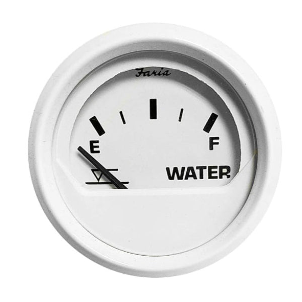 Faria Vattentankmätare vit 52 mm