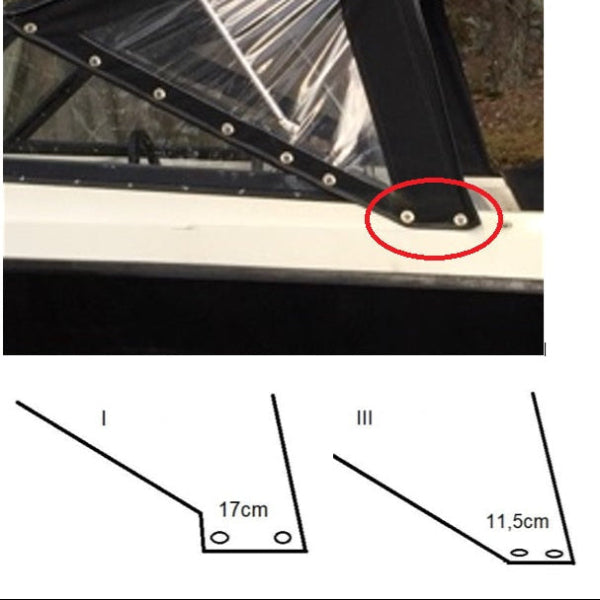 Flipper 470 GT boat cover