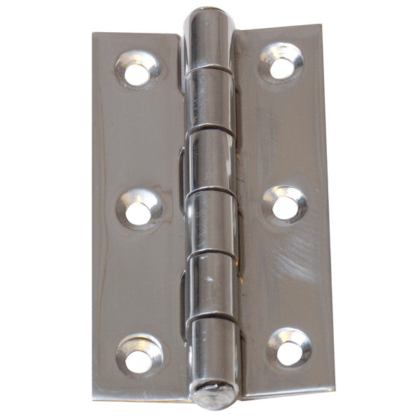 Kantgångjärn i polerat rostfritt stål