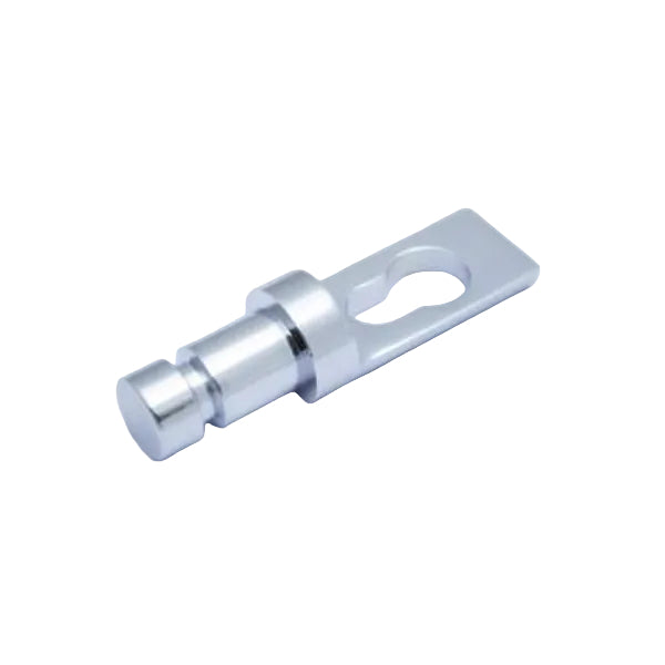 End fitting with keyhole