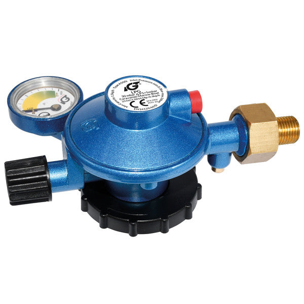 Reducing valve for 2 kg gas cylinders