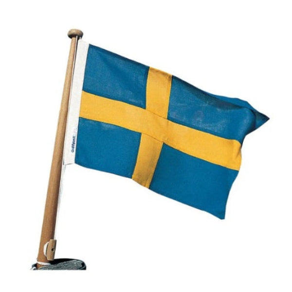 Båtflagga Sverige i Bomull