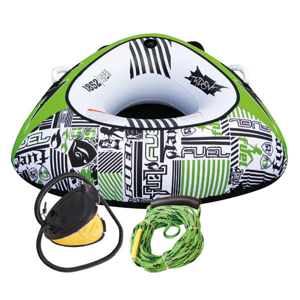 Stor tub / badring med pump och lina