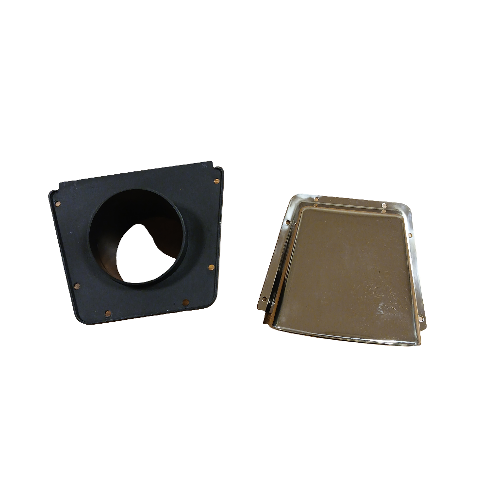 Ventilatorkåpa rostfri med stos