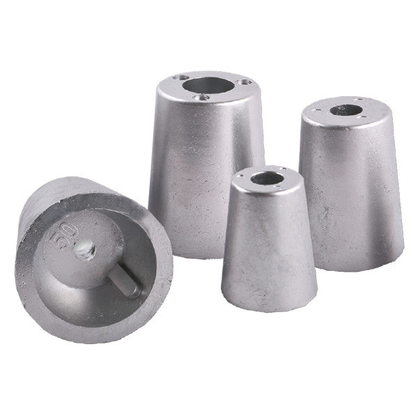 Zinkanod till rund axel