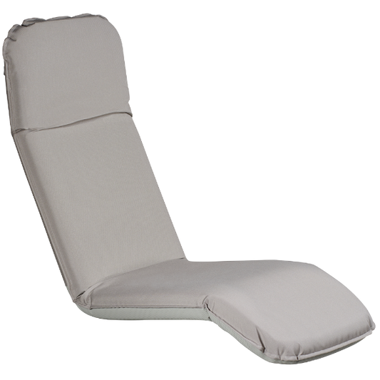 Comfort seat - extra large plus med högre vikbar nacke och vikbar sits vid knäna. Färg: ljusgrå