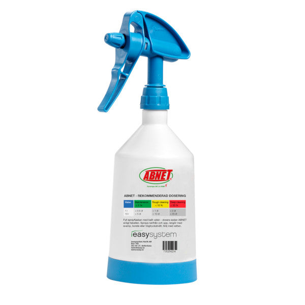 Abnet rengjøringsmiddel i 0,5 liters sprayflaske