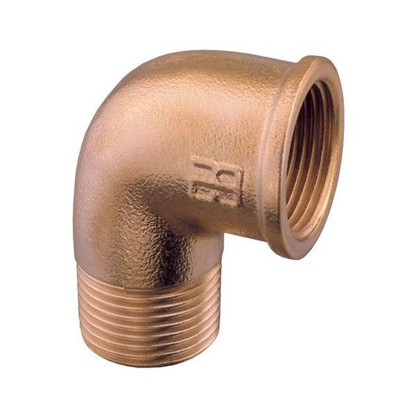 Guidi böj 90° inv/utv brons