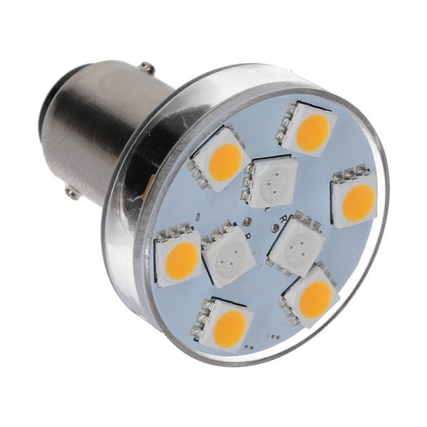 Nauticled vit/röd ba15d/ba15 Ø32x38mm 10-35V