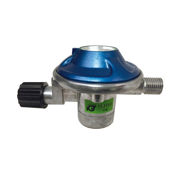 Reduceringsventil till engångsgasolflaskor med gänga