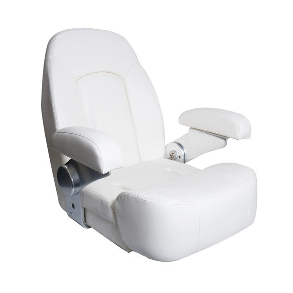 ESM Royal båtstol med flip up-puff och armstöd