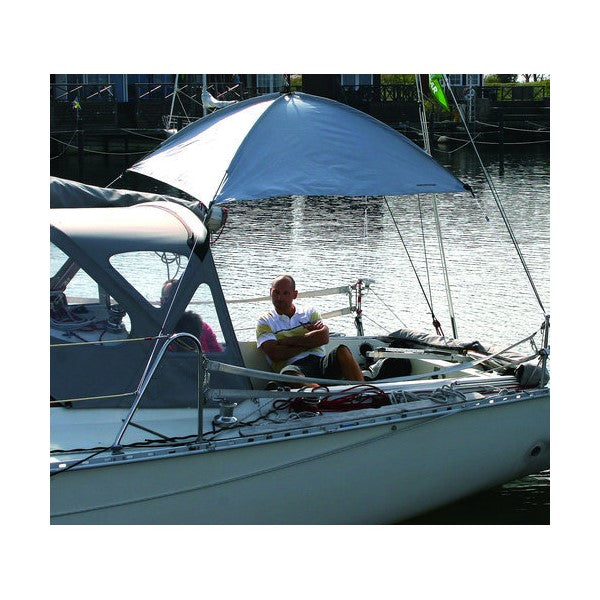 Solskydd för sittbrunn