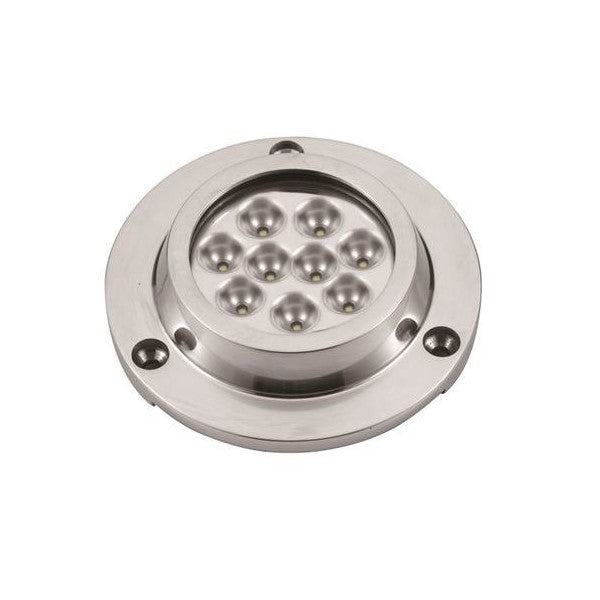 Undervattensbelysning utanpåliggande 21,6 W 10-30 V 9 LED blå