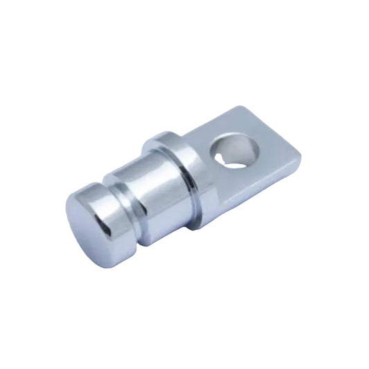 End fitting with keyhole