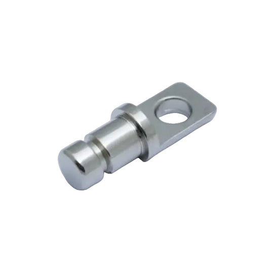 End fitting with keyhole