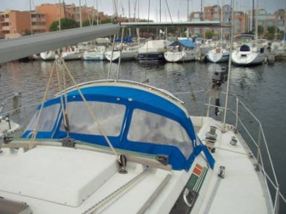 Sprayhood-cockpitkalesje til Beneteau-first-38-sprayhood