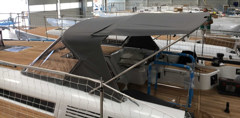 Sprayhood-sittbrunnskapell till Beneteau-first-53-sprayhood