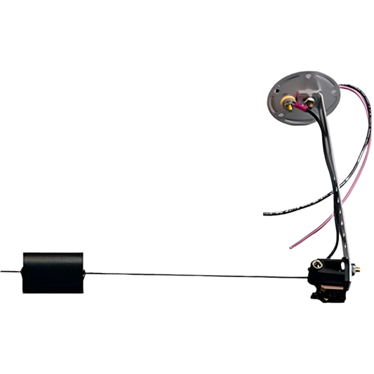 Fuel tank sensor with float arm