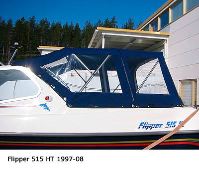 flipper 515 ht boat canopy