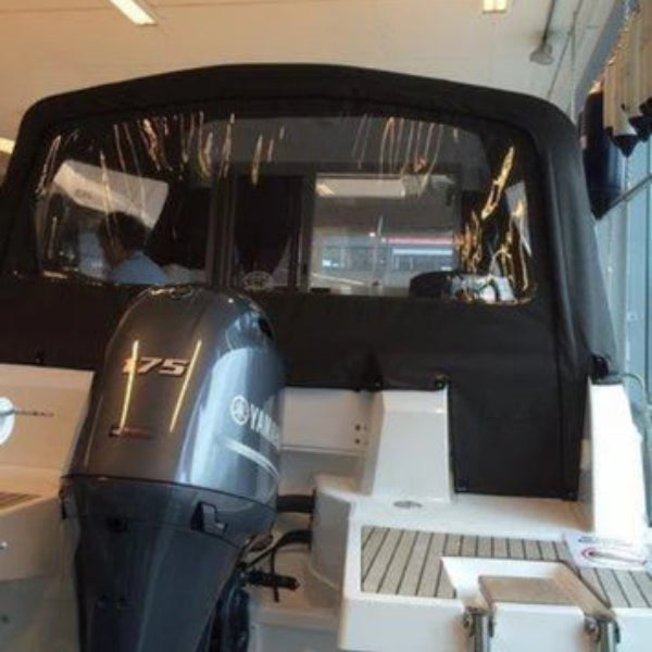 Akterkapell till Jeanneau Merry Fisher tillverkat av Seaside Marin