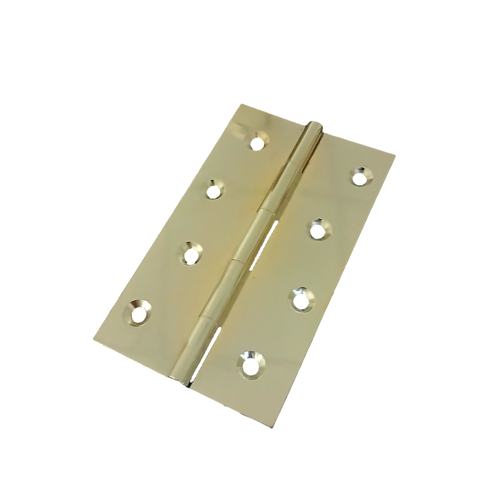 Kantgångjärn i förkromad mässing