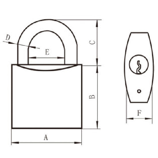 hanglasset 4 st med huvudnyckar