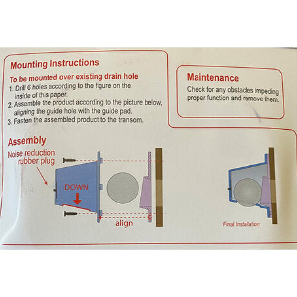 Självläns med backventil