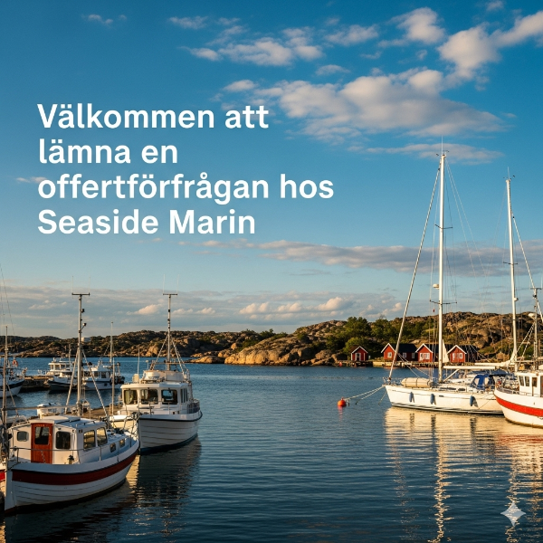 Välkommen med en offertförfrågan till oss på Seaside Marin