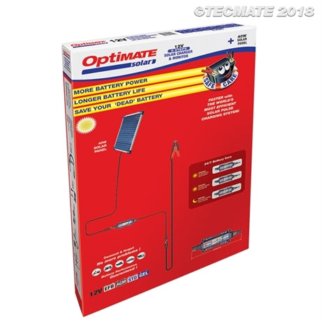 optimate solcellspanel 40w med regulator