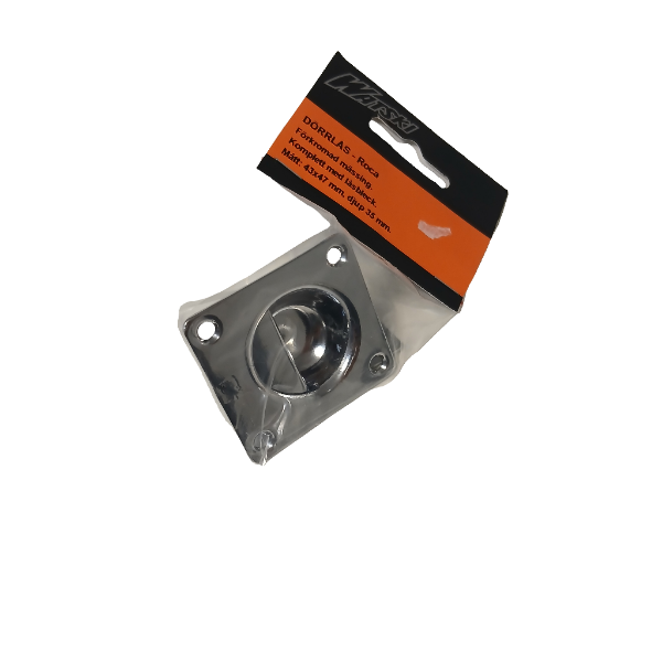 Roca dörrlås förkromad mässing