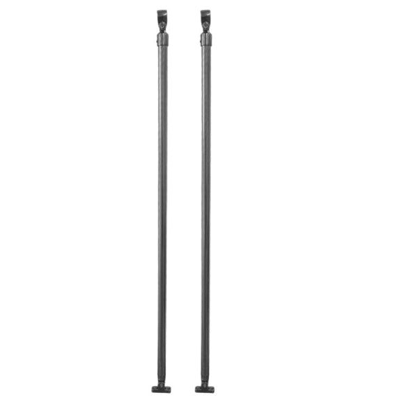 Støtteben i rustfritt stål 1050 mm
