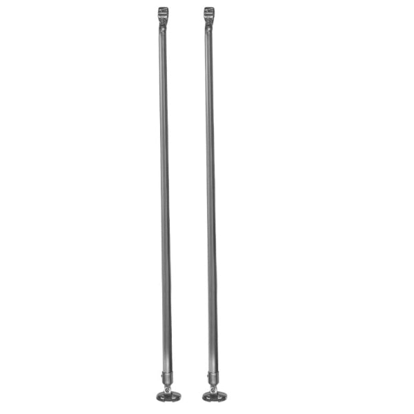 Støtteben i rustfritt stål 1050 mm