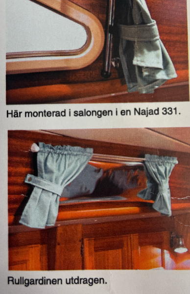 Rullgardin i en Najad 331