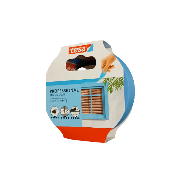 Tesa malertape Professionel udendørs, 25 mm