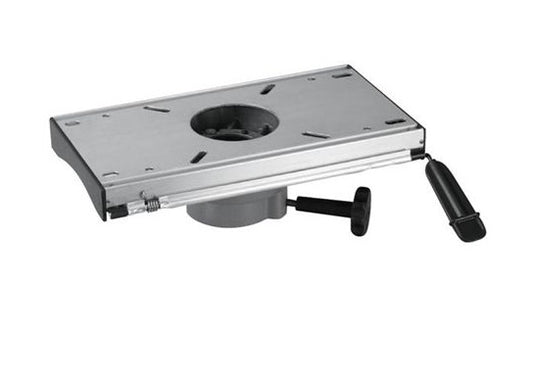 Stolfäste med glidskena