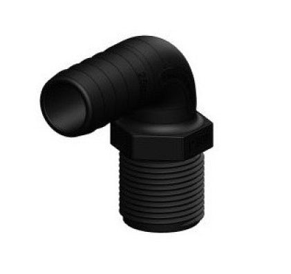 TruDesign 90° slangsockel med utvändig gänga
