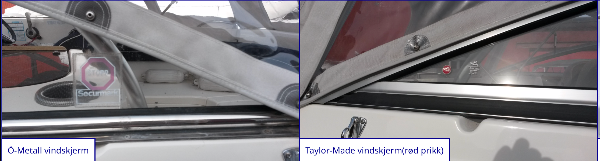 Båtkapell i detaljer på Yamarin 76 DC