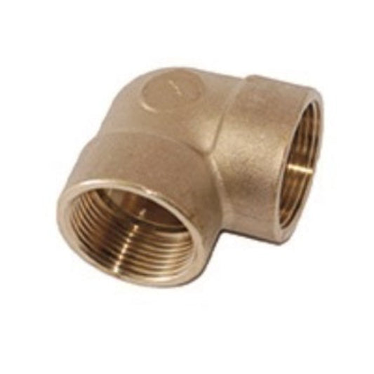 Mässingskoppling i 90 graders vinkel