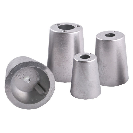 Zinkanod till rund axel