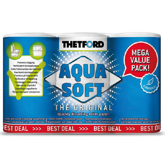 Toalettpapper Aqua soft 6 pack