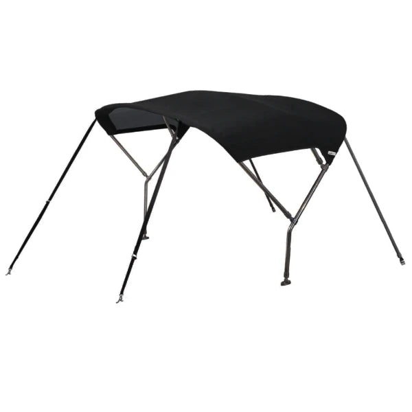 Bimini top 3 rostfria bågar svart