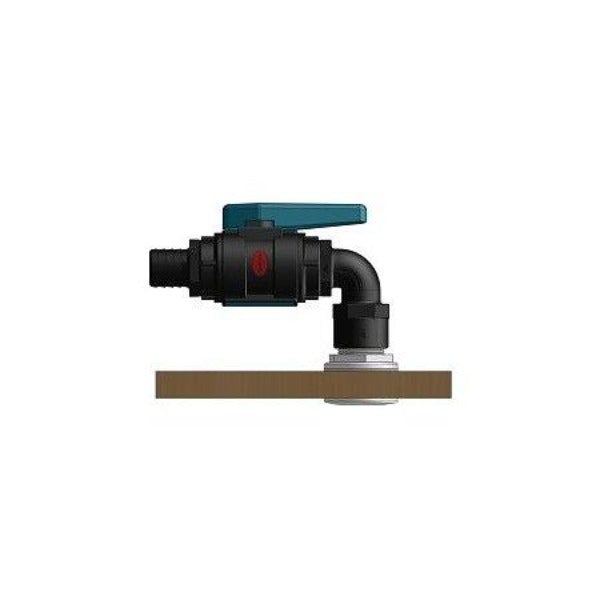 Vinklat kontaktdon 90