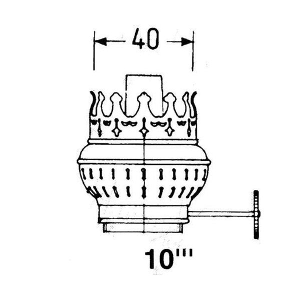 DHR Brännare mässing för 10'