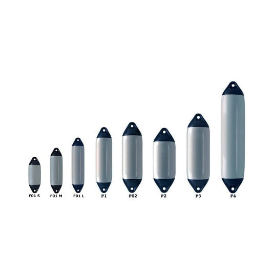 Fendert grå i olika storlekar